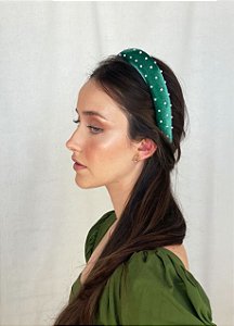 Tiara Blair - Velvet Verde Bordada