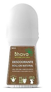 Desodorante Natural e Vegano Roll On 80 ml - Bhava
