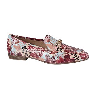 Loafer Couro Floral I21