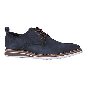 Sapato Masculino Couro Azul Carbono V20