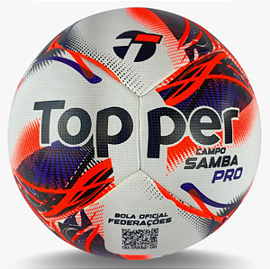Bola De Futebol de Campo Profissional Velocity Pro Samba - Topper