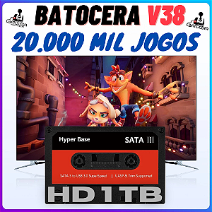 Hd Externo Retrogames 1 TB Batocera 38 20 Mil Jogos Pc Windows