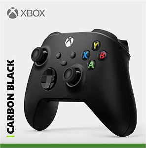 Controle Xbox Series Black Carbon P/ Series X|S Xbox One PC Android iOs