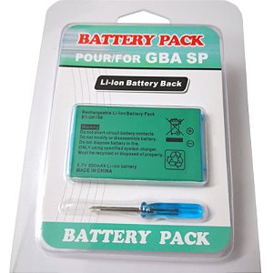 Bateria para Gameboy Advance Sp GBA SP 850 mah