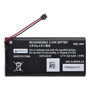 Bateria Para Controle Joy-Con Nintendo Switch V1 V2 Oled HAC-006 525 mAh
