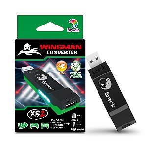 Adaptador Brook Wingman XB2 P/Xone X360 XSX/S Xbox Original Pc