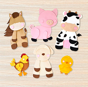 KIT Recortes Fazendinha - Monique Rangel