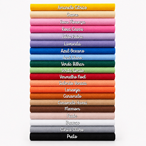 KIT PROMOCIONAL Feltro Liso Santa Fé - KIT CORES ESSENCIAIS
