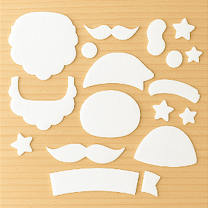 KIT Recheio em forrobel para Guirlanda Natalina - Boas Festas!