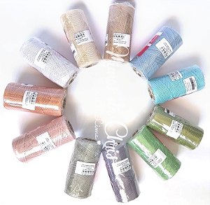 ROLO Cordão Fio Encerado 1mm - 100% Algodão (100 metros)