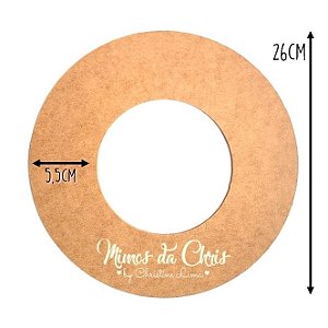 Guirlanda MDF 26 cm