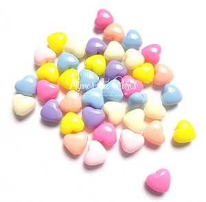 Miçanga Candy Color Coração