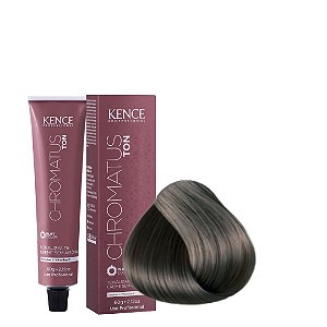 TON CREME SEM AMONIA  6.1 - LOURO ESCURO ACINZENTADO 60G CHROMATUS – KENCE