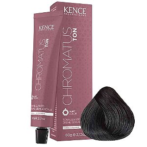 TON CREME SEM AMONIA 3.0 CASTANHO ESCURO 60G CHROMATUS