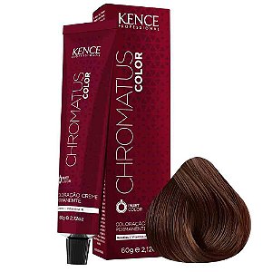 COL CREME PERM 6.34 LOURO ESCURO DOURADO ACOBREADO 60G CHROMATUS