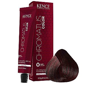 COL CREME PERM 4.66 CASTANHO MEDIO VERMELHO INTENSO 60 G CHROMATUS