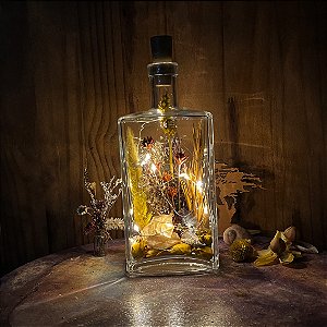 Luminária ARTESANAL Garrafa 26cm