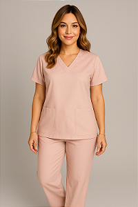 Pijama Cirúrgico Rosé