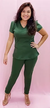 Pijama Cirúrgico Feminino Militar - Scrub