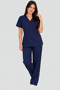 Scrub Feminino Azul-Marinho
