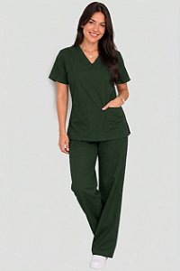 Pijama Cirúrgico Verde Escuro