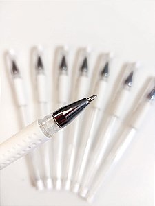 CANETA GEL BRANCA PARA MARCAÇÃO COM REFIL