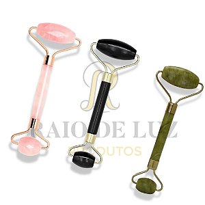 Massageador Facial Roller Pedra Jade