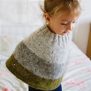 THE GLYMUR PONCHO FOR LITTLE ONES  - RECEITA EM INGLÊS - PRODUTO DIGITAL (PDF)