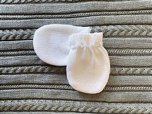 Luvinha em tricot Branca
