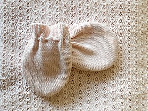 Luvinha em tricot Rosa