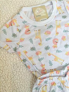 Pijama Girafinha e Raposinha