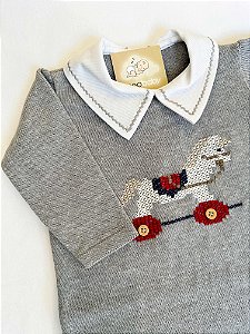 Macacão Cavalinho Cinza