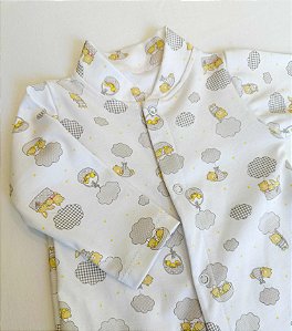 Macacão Coelho e Ursinho Beje