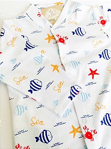 Macacão Fundo do Mar