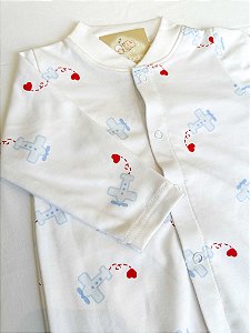 Macacão Avião e Coração