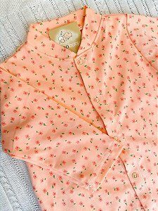 Macacão Florzinha Laranja