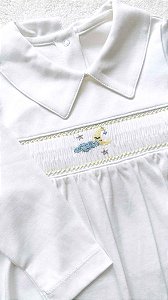 Macacão Casinha de Abelha Lua