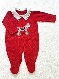 Macacão Cavalinho Vermelho