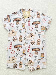 Macacão Curto Ursinho 125,00