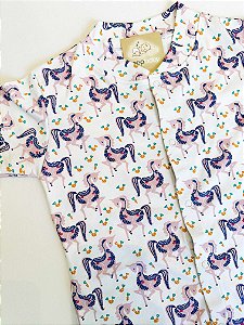 Macacão Curto Unicórnio