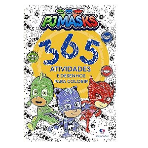 365 Atividades para Colorir PJ Masks - Livro Educativo