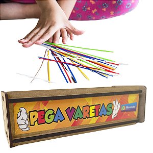 Pega Varetas Jogo Infantil Educativo em MDF