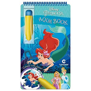 Livro Aquabook Princesas Brinquedo Educativo