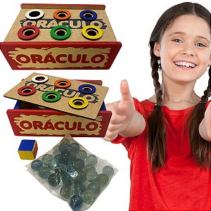 Jogo Oráculo Brinquedo Educativo e Pedagógico em Madeira
