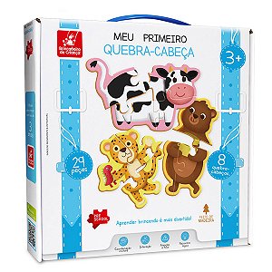 Quebra-cabeça Soletrando Animais - Babebi - Mit Kids - Brinquedos  Educativos e Criativos