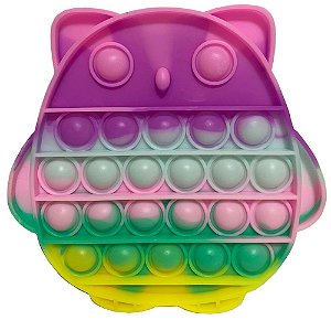 Brinquedo Pop It Fidget Toy Anti-Stress Sensorial Coruja