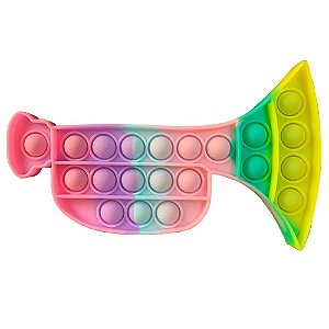 Brinquedo Pop It Fidget Toy Anti-Stress Sensorial Trompete
