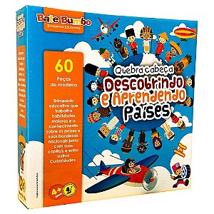 Quebra-Cabeça Descobrindo Profissões Jogo Educativo - Tralalá 4 Kids