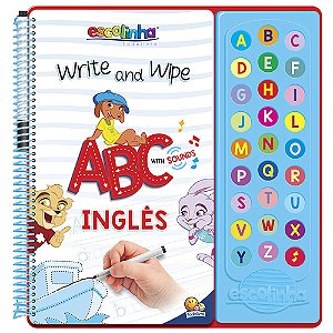 Escute e Aprenda: Escreva e Apague ABC com Sons em Inglês