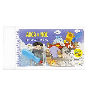 Livro Aquabook Surpresas com Água: Arca de Noé